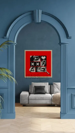 B012 CD Pop Collage Rouge