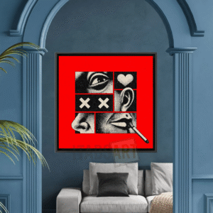 Pop Collage Rouge