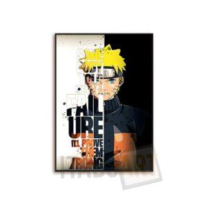 T027 face Tableau Naruto – Motivation & Détermination
